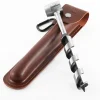 Kosibate Bushcraft Gear, Hand Auger Wrench for Easy Wood Drilling - Settlers Wrench and Bushcraft Tools Perfect for Camping and Woodworking Tasks-Scotch Eye Wood Drill with Leather Case Brown.