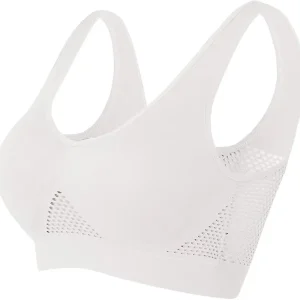 Kulken Bra,Breathable Anti-Sagging Breasts Sports Bras for Women Cooling Comfort Wireless Bra Breathable Lift Up Air Bra