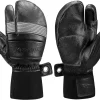 KUTOOK Ski Mittens Three Fingers Thermal 3M Thinsulate Waterproof Snowboard Gloves Winter for Cold Weather Snowmobile