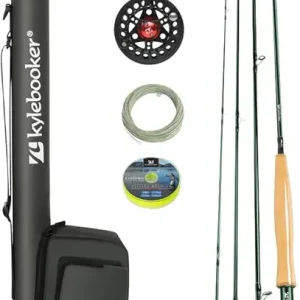 Kylebooker Fly Fishing Rod with Reel Combo Kit 3/4/5/6/7/8 Weight Starter Fly Fishing Outfit with Rod Bag