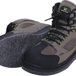 Kylebooker Men's Fishing Wading Boots Lightweight Anti-Slip Waders Shoes for Fly Fishing