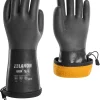 LANON PU Coated Waterproof Winter Work Gloves for Cold Weather, Warm Gloves for Freezer Work, Micro-Foam Non-Slip, Medium