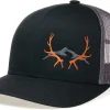 LARIX Trucker Hat, Elk Mountain, No Sweat Hat Liner Bundle