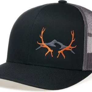 LARIX Trucker Hat, Elk Mountain, No Sweat Hat Liner Bundle