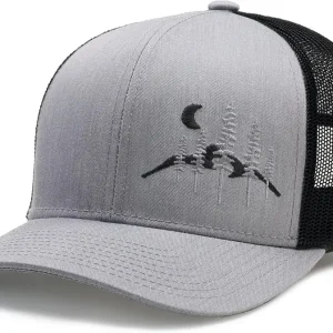 LARIX Trucker Hat, Wild Moon, No Sweat Hat Liner Bundle