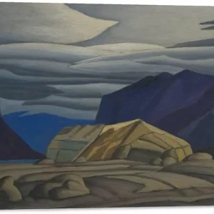 Lawren Harris Eskimo Tent, Pangnirtung, Baffin Island Large Canvas Printing Famous Paintings O Wall Art Picture Painting Poster Canvas Print Posters Artworks Bedroom Living Room Decor 24x36inch(