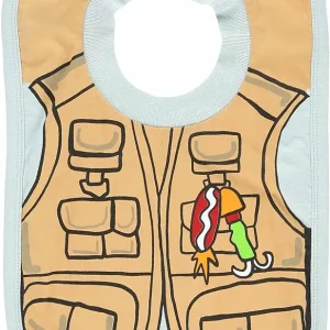 LazyOne Animal-Print Baby Bibs, Cute Baby Shower Gifts, One Size