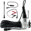Led Fishing Light,Ice or Night Fishing Lights,Battery Clip 12V IP68 7M,Underwater Submersible Lure Lamp,Attractants for Squid,Crappie,for Dock,Fresh & Salt Water (15-60W)
