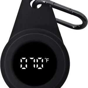 LED Fly Fishing Thermometer IPX7 Waterproof Water Temperature Stream Thermometer Lake Water Temperature Guage