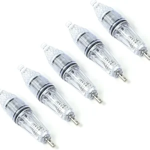 LED Underwater Fishing Light 5pcs Deep Drop LED Light Attractants Waterproof Flashing Attractive Light Bait Lure Lamp Fish Tools 5 Colors 4.7 inch 6.7 inch