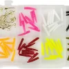 Leland's Lures Trout Magnet 85 Piece Mini Magnet Kit, Includes 70 Grub Bodies and 15 Size 14 Hooks, for Fly Fishing Or with Original Trout Magnet, Chatches All Types of Fish