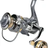 Lightweight Inshore Surf Fishing Reel, Heavy Duty Smooth Catfish Spinning Fishing Reel for Saltwater & Freshwater Fishing