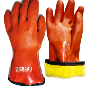 LIICHAAO Insulated&Waterproof,Chemical & Oil Resistant, Freezer Work,Warm Gloves,Non-Slip,Ultra Flexible(1 PAIR)