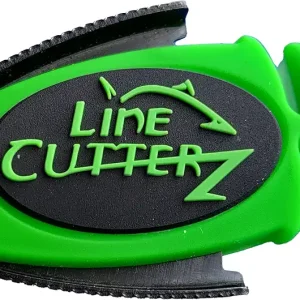 LINE CUTTERZ Patented Dual Hybrid Ceramic Cutter + Stainless Steel Micro Scissors Fishing Line Cutter