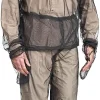 Lixada Mesh Suit Set with Jacket Hood, Mitts, Socks & Storage Sack - Ultra-fine Net Mesh Clothing for Fishing Hiking Camping