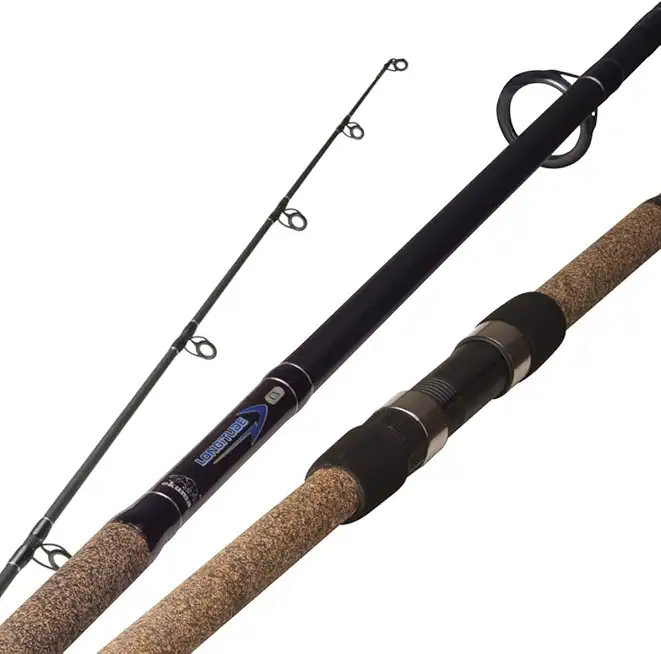 Longitude Surf Graphite Rods (Large, Black/Blue/Silver)