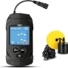 LUCKY Portable Fish Finders Wired Transducer Kayak Fish Finder Kit Portable Depth Finder LCD Display for Kayak Boat Ice Fishing