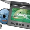LUCKYLAKER Monitor Portable Fishing Camera Underwater Ice Fishing Underwater Cameras Fish DVR Video View High Resolution Fish Finder for Sea Ice Fishing Kayak Boat