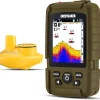 LUCKYLAKER Wireless Handheld Fish Finder Boat Portable Waterproof Depth Finder Display Transducer Kayak Fish Finders Sea Sonar Ice Fishing