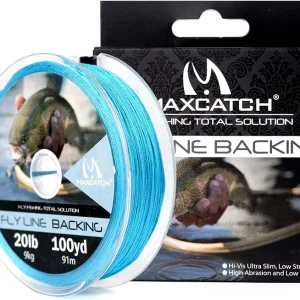 M MAXIMUMCATCH Maxcatch Braided Fly Line Backing for Fly Fishing 20/30lb(White, Yellow, Orange, Black&White, Black&Yellow, Blue, Pink, Green, Purple)