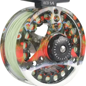 M MAXIMUMCATCH Maxcatch ECO Large Arbor Fly Fishing Reel (3/4wt 5/6wt 7/8wt) and Pre-Loaded Fly Reel with Line Combo