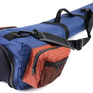 M MAXIMUMCATCH Maxcatch Fly Fishing Rod Case with Reel Pouch, Complete Rod Protection Bag, Single and Dual Rod Tube with Shoulder Strap