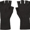 M MCGUIRE GEAR GI Wool Fingerless Gloves, Half Finger Outdoor Tactical Glove Insert - Ski Glove Insert Made in USA