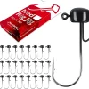 MadBite Ned Rig Jig Hook Kits, Finesse Mushroom Jig Heads for Soft Lures
