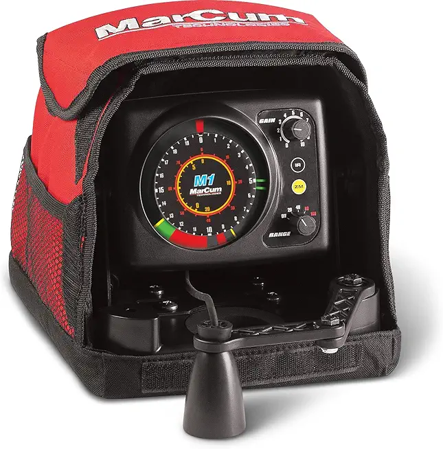MarCum Flasher System M1 Flasher System, Black/Red