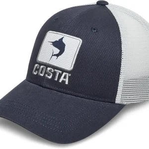Marlin Waves Trucker Hat Navy