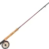 Martin 67R Lake|Pond Fly Fishing Rod and Reel Combo Kit, 5/6-Weight, 9-Foot, 4-Piece Rod, Moderate Action, Single Action Reel, 6-Weight Floating Line, Fly Assortment and Box, Travel Case, Brown
