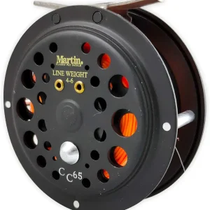 Martin Caddis Creek Fly Fishing Reel, Reinforced Aluminum Spool with Push Button Release