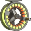 Master One Fly Fishing Reel 5/6wt, Quick Push Button Switch, Durable Pre-Loaded Fly Reel with Line Combo