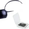 Maxcatch 100pcs Barbless Fly Fishing Hooks for Fly Tying Dry Nymph Wet Shrimp Jig Hook with Mini Fly Box