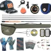 Maxcatch Amigo Fly Fishing Rod and Reel Combo 9FT 4-Piece 4/5/6/7/8 Weight Complete Fishing Outfit