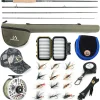 Maxcatch Extreme Fly Fishing Combo Kit 3/5/6/8 Weight, Starter Fly Rod and Reel Outfit, with a Protective Travel Case