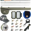 Maxcatch Extreme Fly Fishing Combo Kit 3/5/6/8 Weight, Starter Fly Rod and Reel Outfit, with a Protective Travel Case