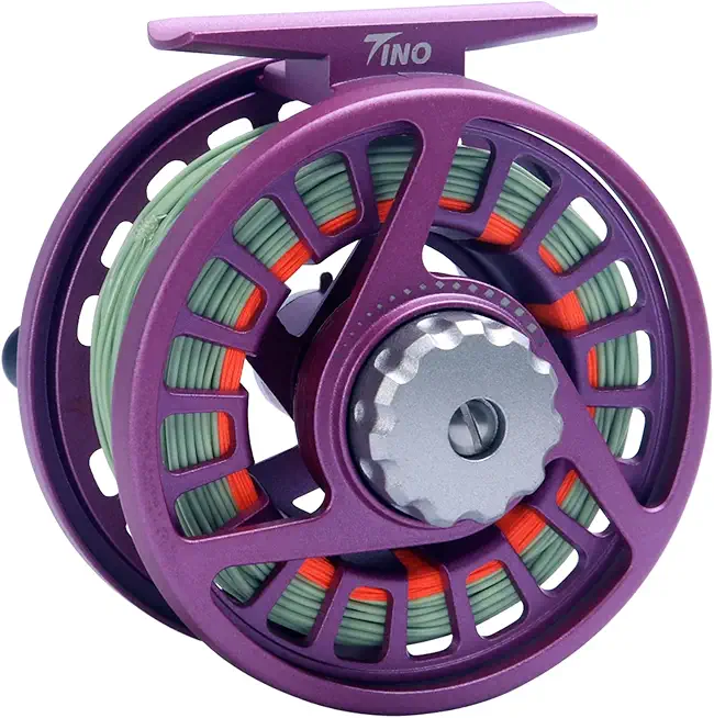 Maxcatch Tino Fly Fishing Reel (3/4wt 5/6wt 7/8wt) and Pre-Loaded Fly Reel with Line Combo