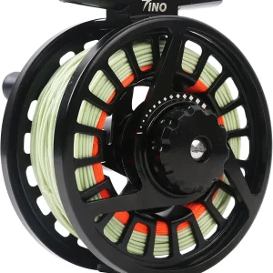 Maxcatch Tino Fly Fishing Reel (3/4wt 5/6wt 7/8wt) and Pre-Loaded Fly Reel with Line Combo