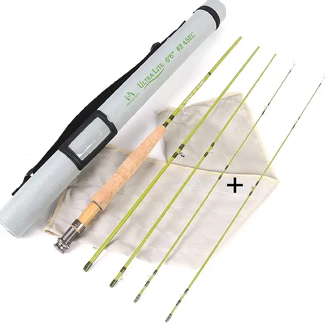 Maxcatch Ultra-Lite Fly Rod for Stream River Panfish/Trout Fishing 1/2/3 Weight and Combo Set Available