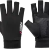 Men UV Protection Fishing Gloves Summer Non Slip Fingerless Gloves for Driving Hiking Cycling Gloves