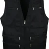 Men's 9 Pockets Work Utility Vest Military Photo Safari Travel Vest Workwear Jacket