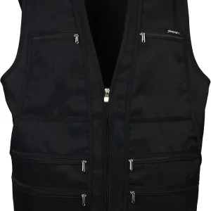 Men's 9 Pockets Work Utility Vest Military Photo Safari Travel Vest Workwear Jacket