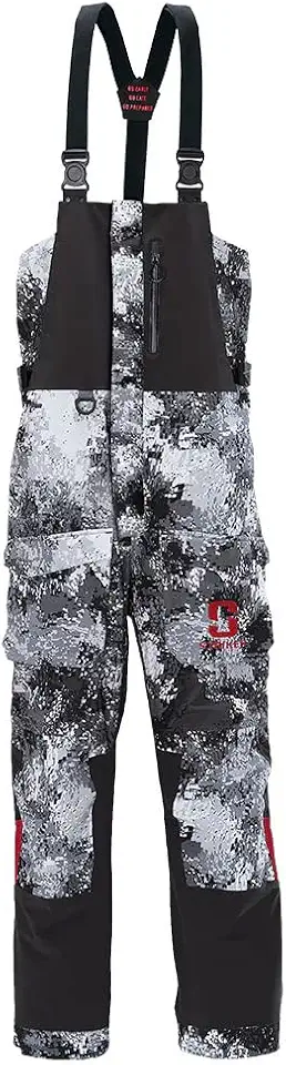 Men's Adrenaline Durable Waterproof Breathable Outdoor Fishing Rain Bib with Reflective Elements