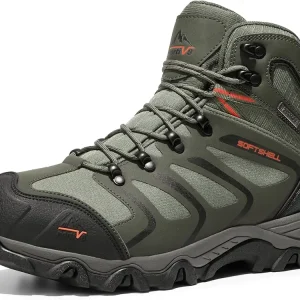 Men's Ankle High Waterproof Hiking Boots Outdoor Lightweight Shoes Trekking Trails Armadillo