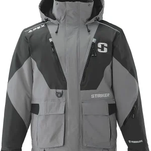 Men's Apex Durable Lightweight Breathable Insulated Outdoor Ice Fishing Jacket with Sureflote Flotation Technology