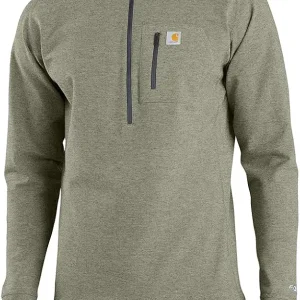 Men's Base Force Tech Quarter-Zip Thermal Base Layer Long Sleeve Shirt