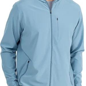 Men's Breeze Jacket with Hood - UPF 50+ Lightweight Mens Jacket, Breathable Performance Sun Hoodie