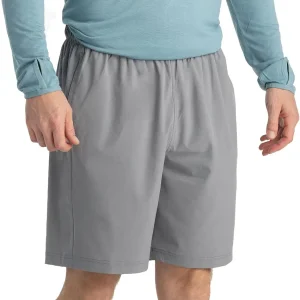 Men's Breeze Short 8 Inch Inseam - Quick-Dry, Moisture-Wicking, Breathable Shorts with Sun Protection UPF 50+
