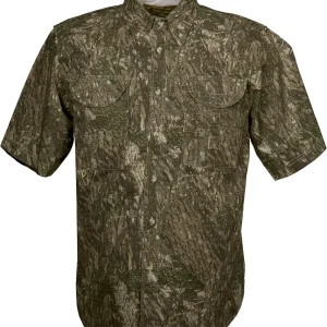 Men's Camouflage Fishing Shirt Short Sleeves